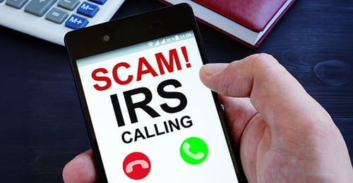 Scam IRS calling