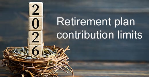 IRS Announces 2026 Retirement Contribution Limits