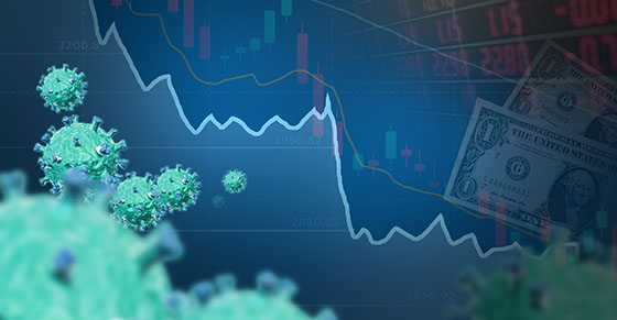 pandemic graph and money