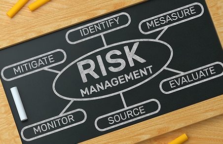 risk management chalkboard