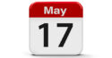may 17 calendar