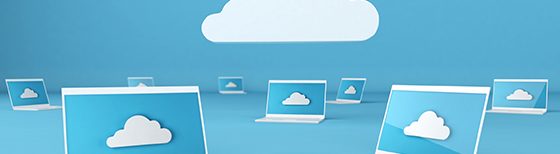 laptop clouds