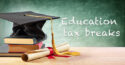 education tax breaks graphic