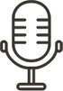 Resource library microphone icon